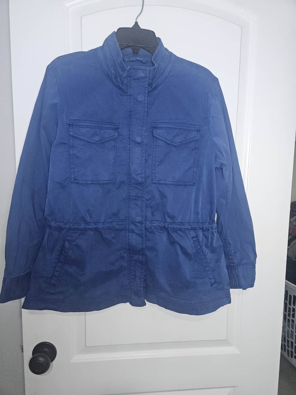 Style & Co. Deep Blue Utility Field Jacket